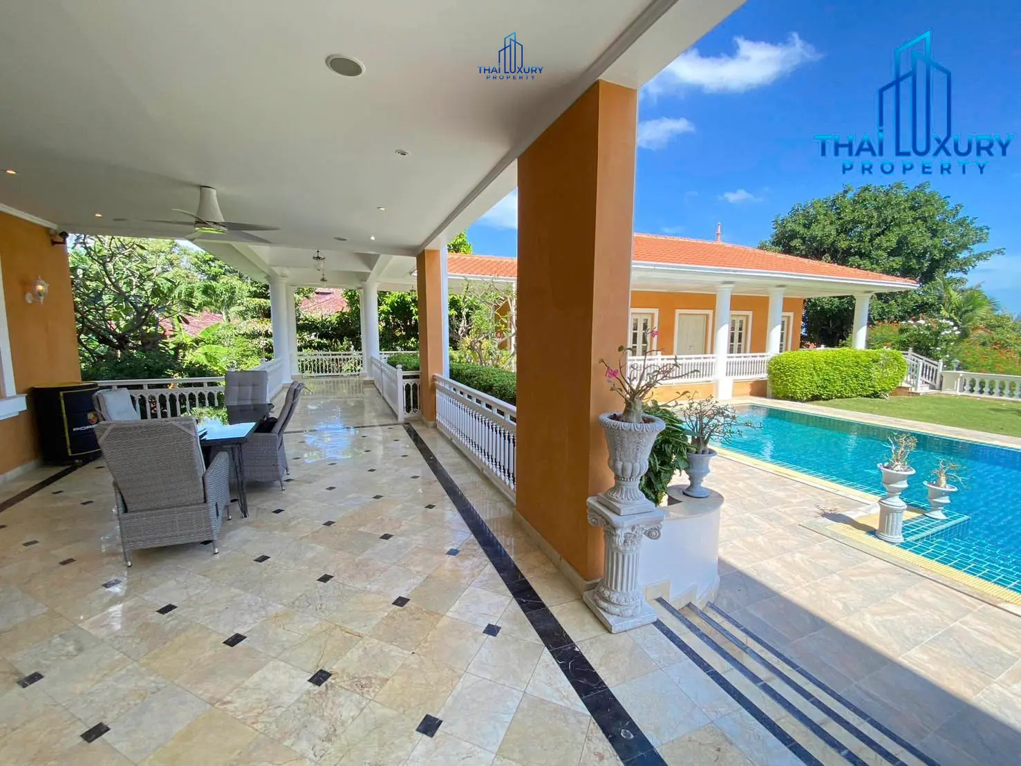 Grand & Luxurious 7-Bedroom Mansion on 2 Rai for Rent or Sale – Soi 116, Hua Hin