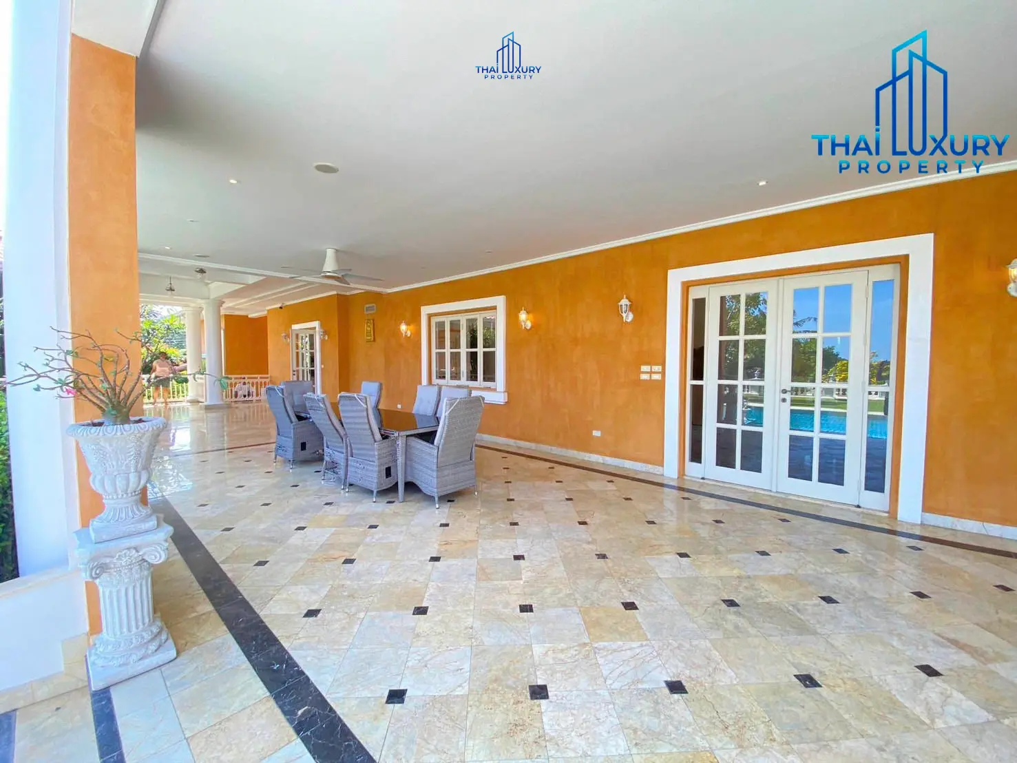 Grand & Luxurious 7-Bedroom Mansion on 2 Rai for Rent or Sale – Soi 116, Hua Hin