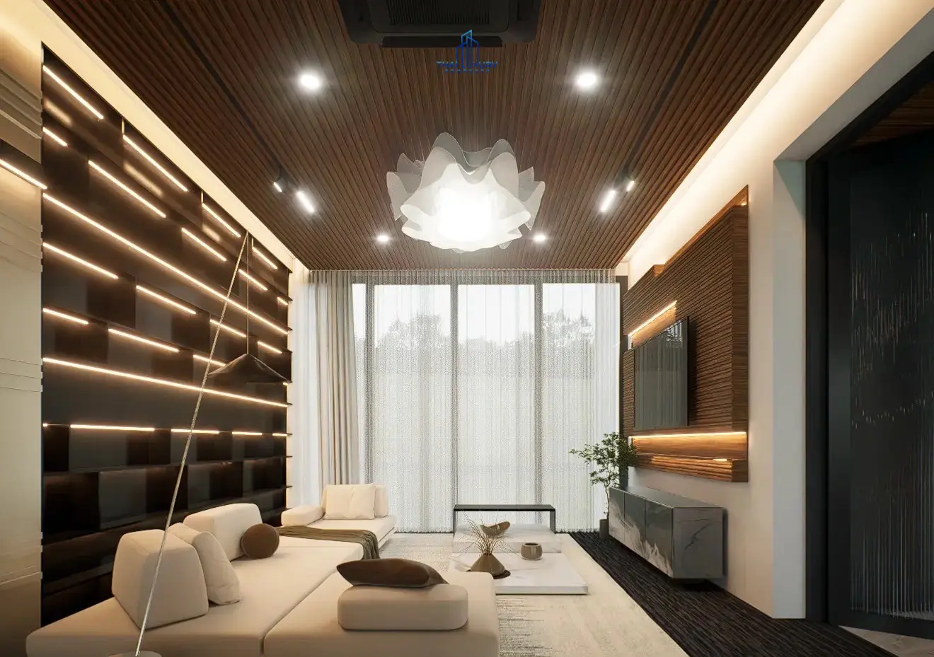 วิลล่าหรู 3 ชั้น 5 ห้องนอน พร้อมสระว่ายน้ำ ที่ Cherina Luxury Pool Villa หัวหิน