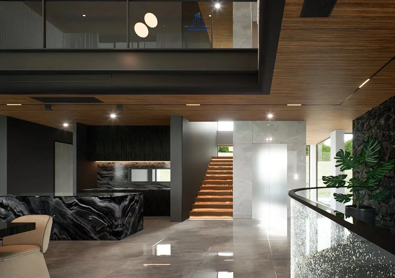 วิลล่าหรู 3 ชั้น 5 ห้องนอน พร้อมสระว่ายน้ำ ที่ Cherina Luxury Pool Villa หัวหิน