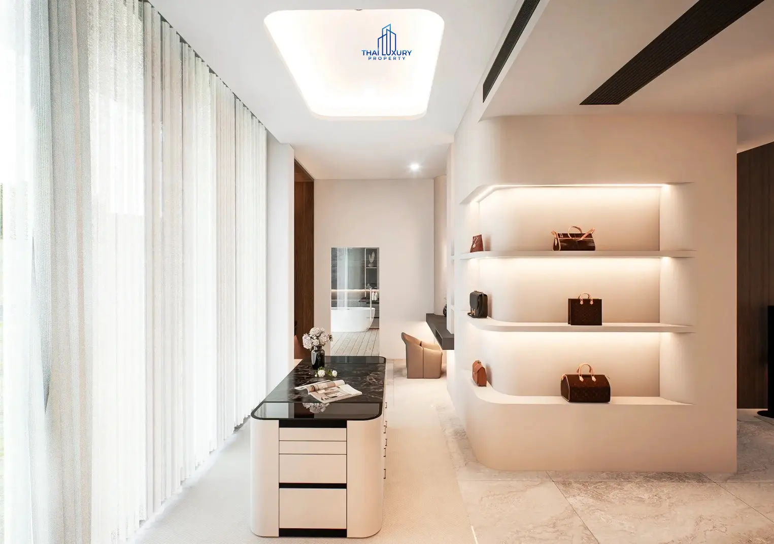 วิลล่าหรู 3 ชั้น 5 ห้องนอน พร้อมสระว่ายน้ำ ที่ Cherina Luxury Pool Villa หัวหิน