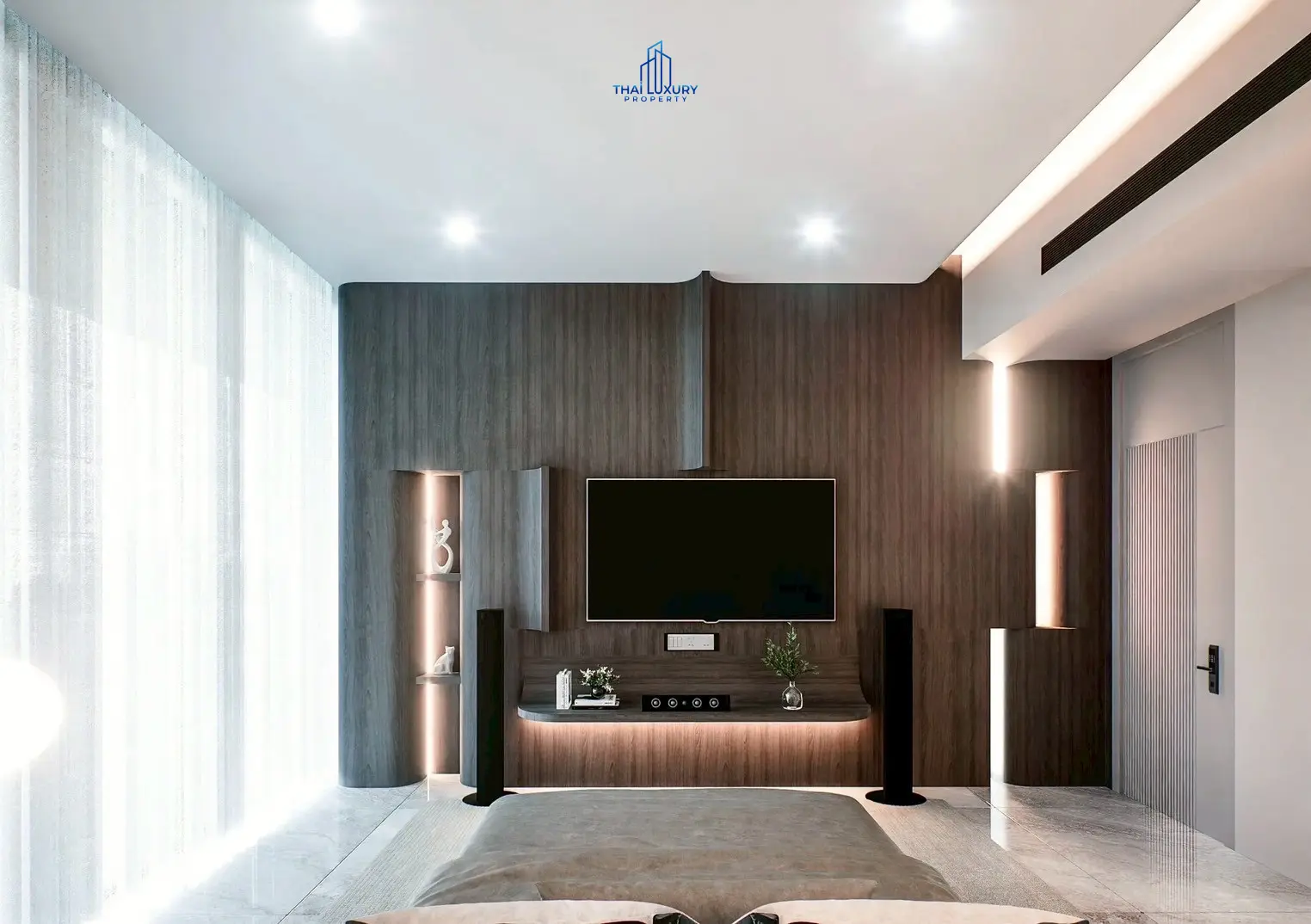 วิลล่าหรู 3 ชั้น 6 ห้องนอน พร้อมสระว่ายน้ำ ที่ Cherina Luxury Pool Villa หัวหิน