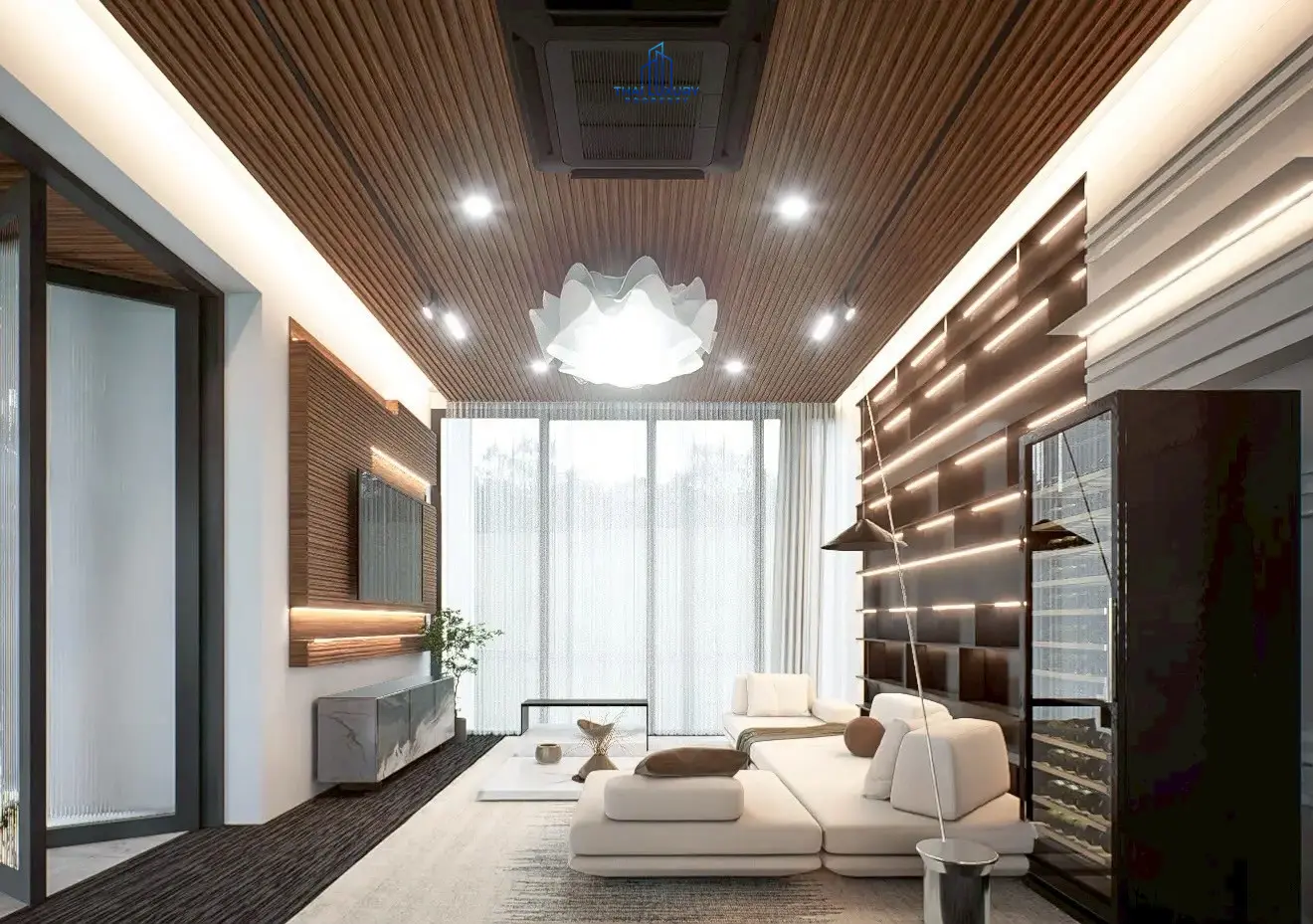 วิลล่าหรู 3 ชั้น 6 ห้องนอน พร้อมสระว่ายน้ำ ที่ Cherina Luxury Pool Villa หัวหิน