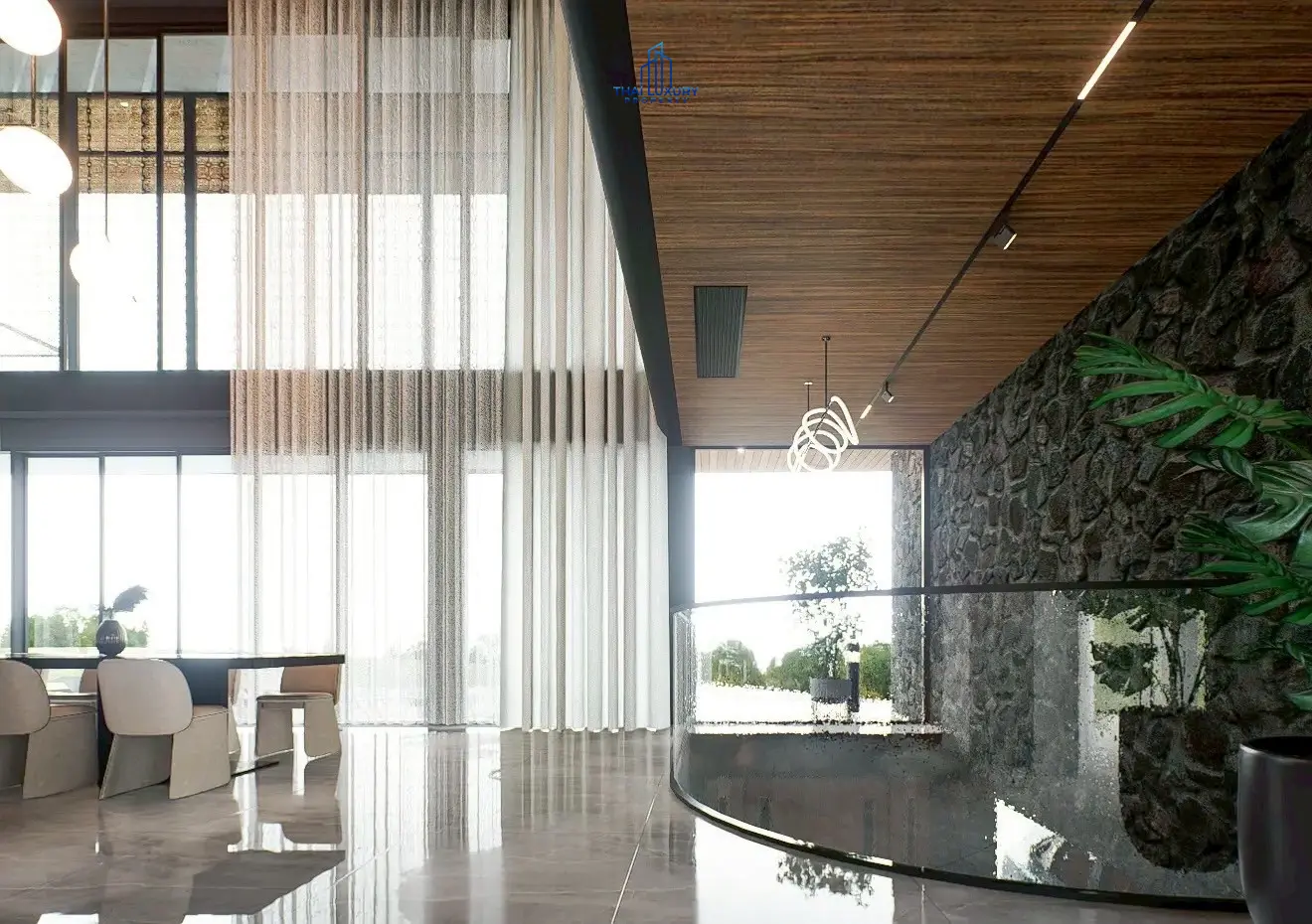 วิลล่าหรู 3 ชั้น 6 ห้องนอน พร้อมสระว่ายน้ำ ที่ Cherina Luxury Pool Villa หัวหิน