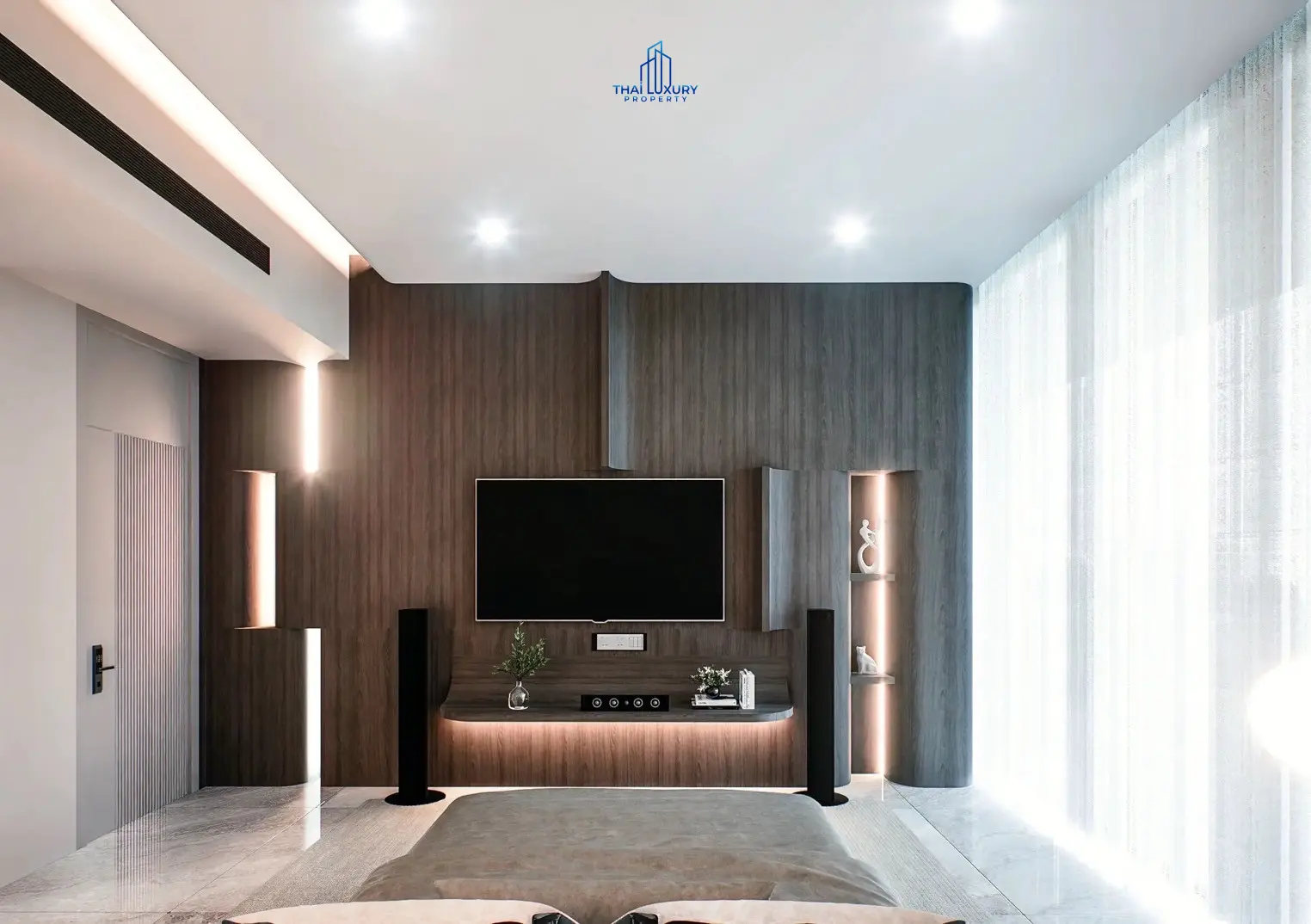 วิลล่าหรู 3 ชั้น 6 ห้องนอน พร้อมสระว่ายน้ำ ที่ Cherina Luxury Pool Villa หัวหิน