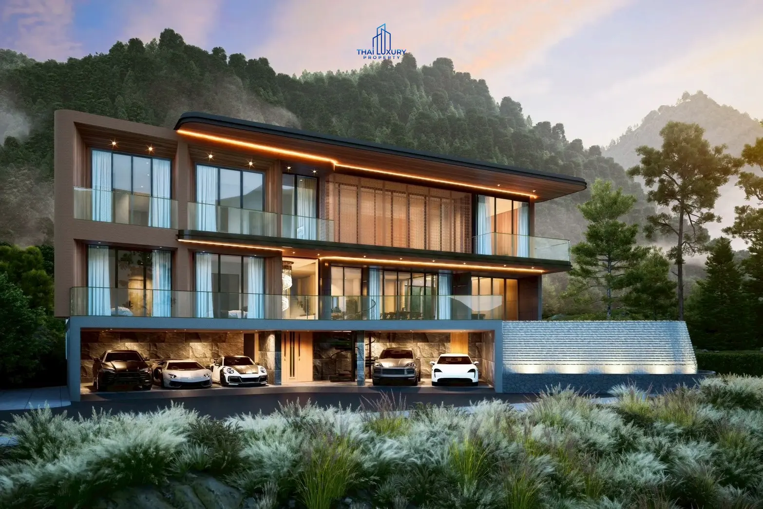 วิลล่าหรู 3 ชั้น 6 ห้องนอน พร้อมสระว่ายน้ำ ที่ Cherina Luxury Pool Villa หัวหิน