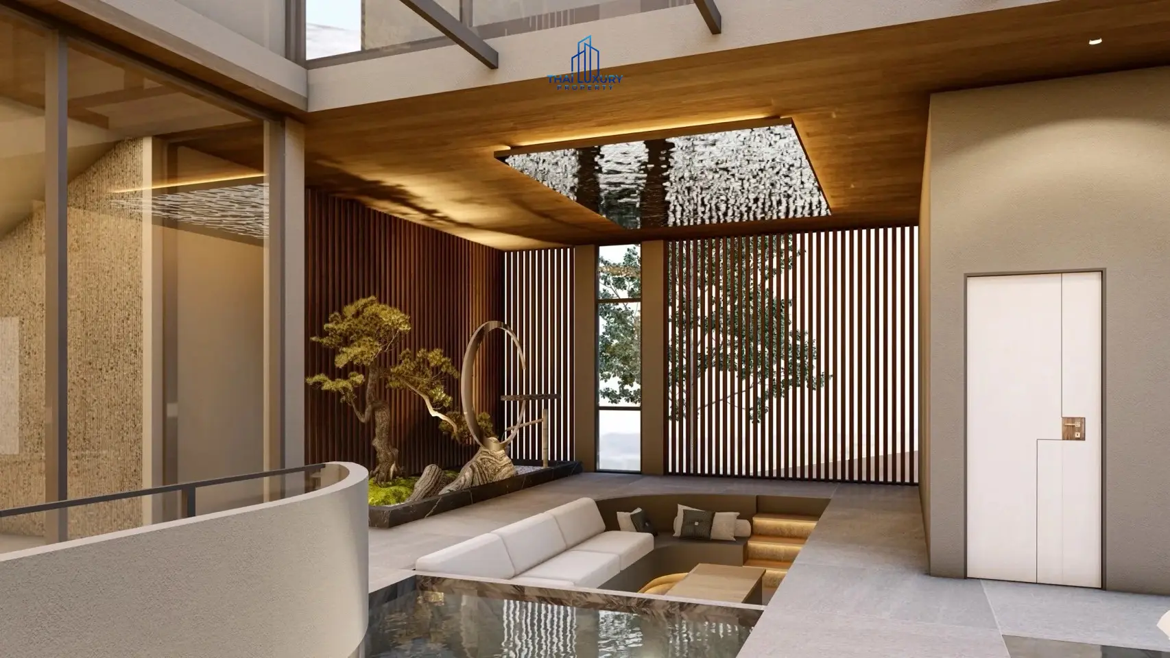 วิลล่าหรู 3 ชั้น 5 ห้องนอน พร้อมสระว่ายน้ำ ที่ Cherina Luxury Pool Villa หัวหิน