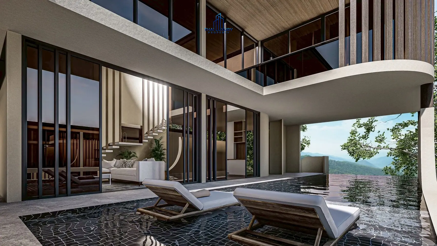 วิลล่าหรู 2 ชั้น 4 ห้องนอน พร้อมสระว่ายน้ำ ที่ Cherina Luxury Pool Villa หัวหิน