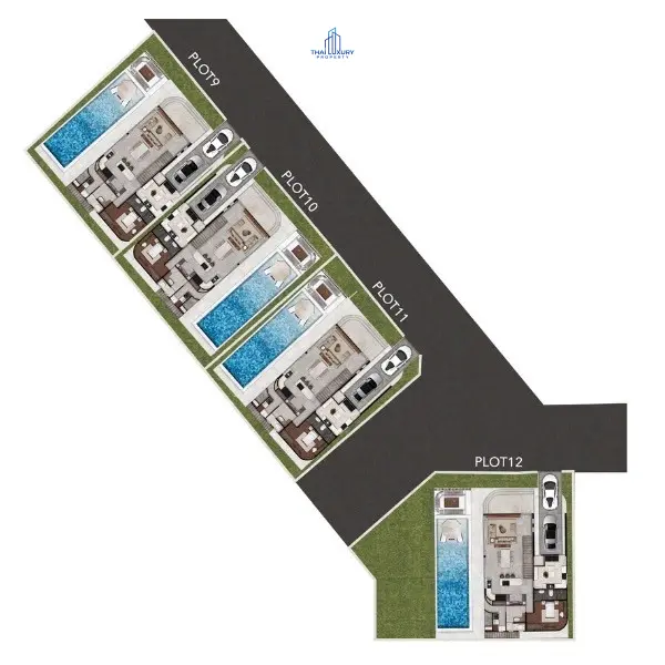 วิลล่าหรู 2 ชั้น 4 ห้องนอน พร้อมสระว่ายน้ำ ที่ Cherina Luxury Pool Villa หัวหิน