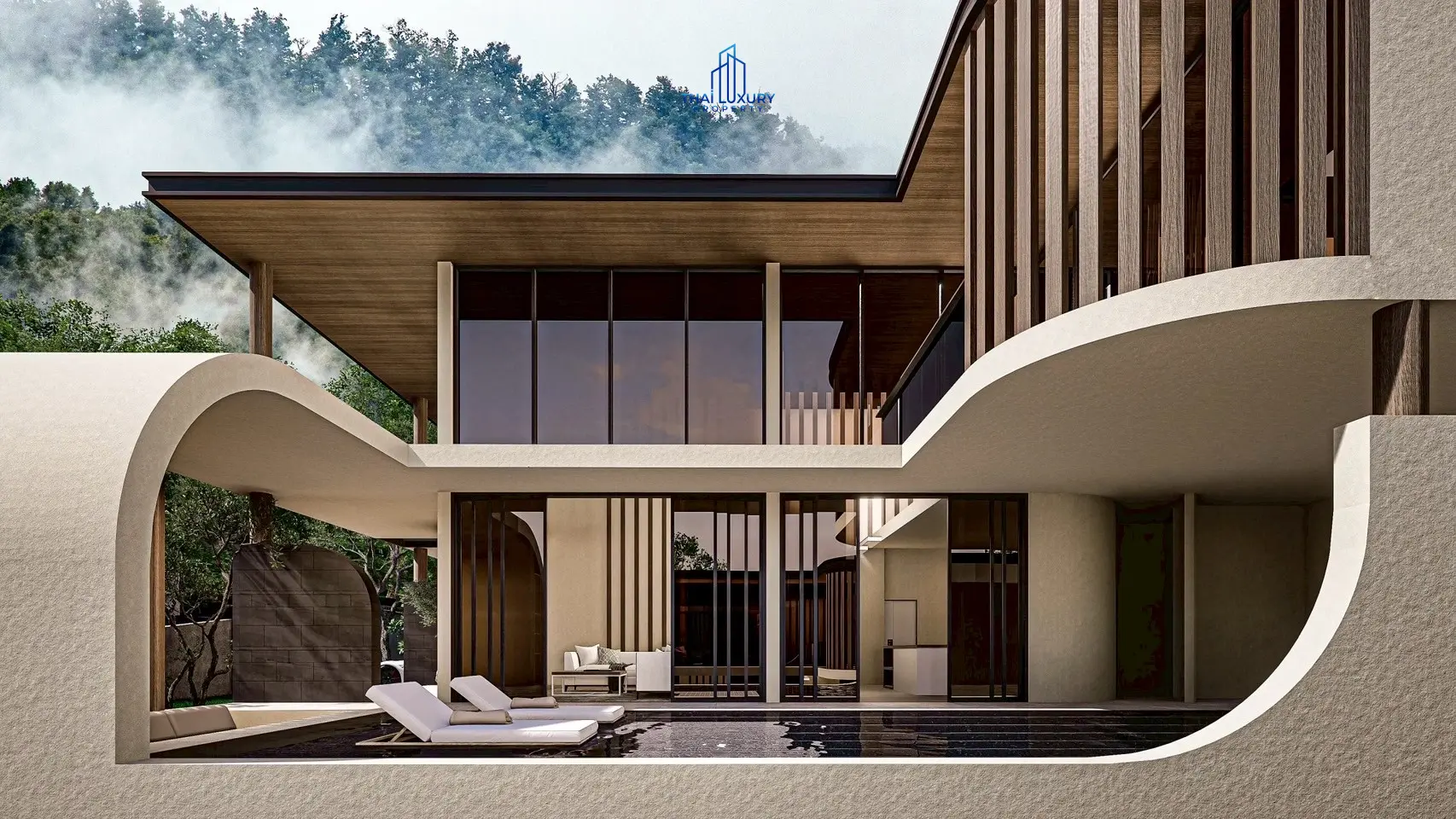 วิลล่าหรู 2 ชั้น 4 ห้องนอน พร้อมสระว่ายน้ำส่วนตัว – โครงการ Cherina Luxury Pool Villa หัวหิน