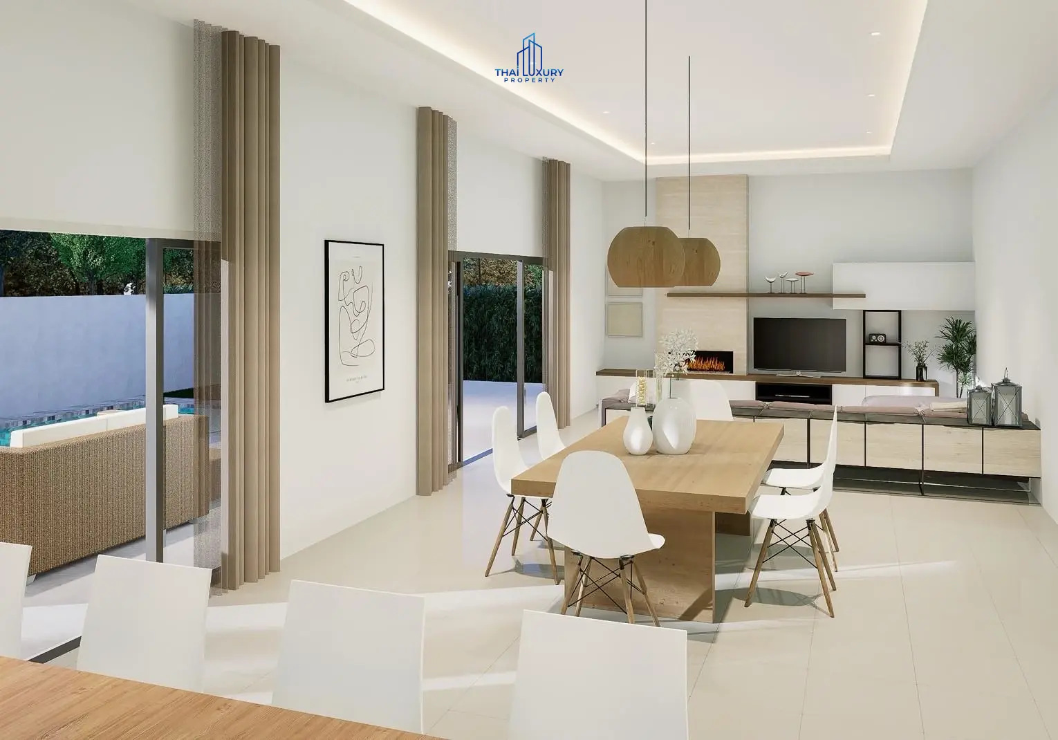 บ้านพูลวิลล่าใหม่ 4 ห้องนอน สไตล์โมเดิร์น พร้อมวิวภูเขา หัวหิน ที่ View Till Khao