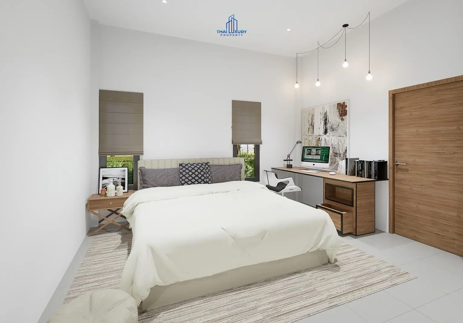 บ้านพูลวิลล่าใหม่ 4 ห้องนอน สไตล์โมเดิร์น พร้อมวิวภูเขา หัวหิน ที่ View Till Khao