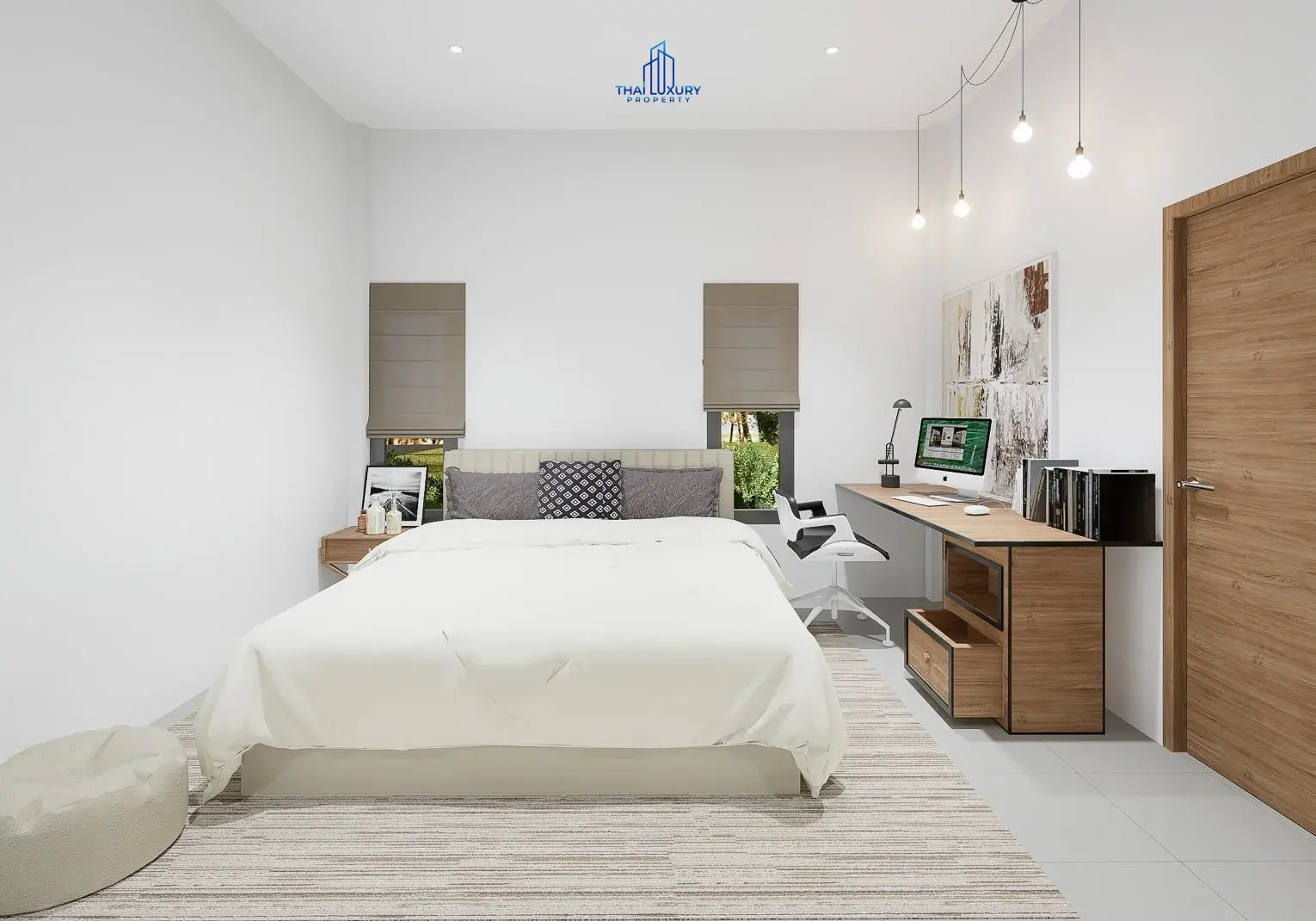บ้านพูลวิลล่าใหม่ 4 ห้องนอน สไตล์โมเดิร์น พร้อมวิวภูเขา หัวหิน ที่ View Till Khao