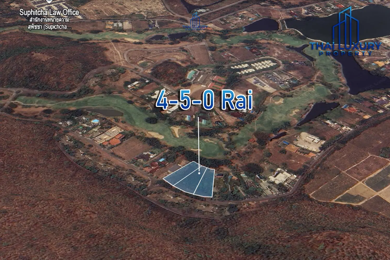 Great Location Land for Sale at Palm Hills Golf Course – Hua Hin Cha-Am