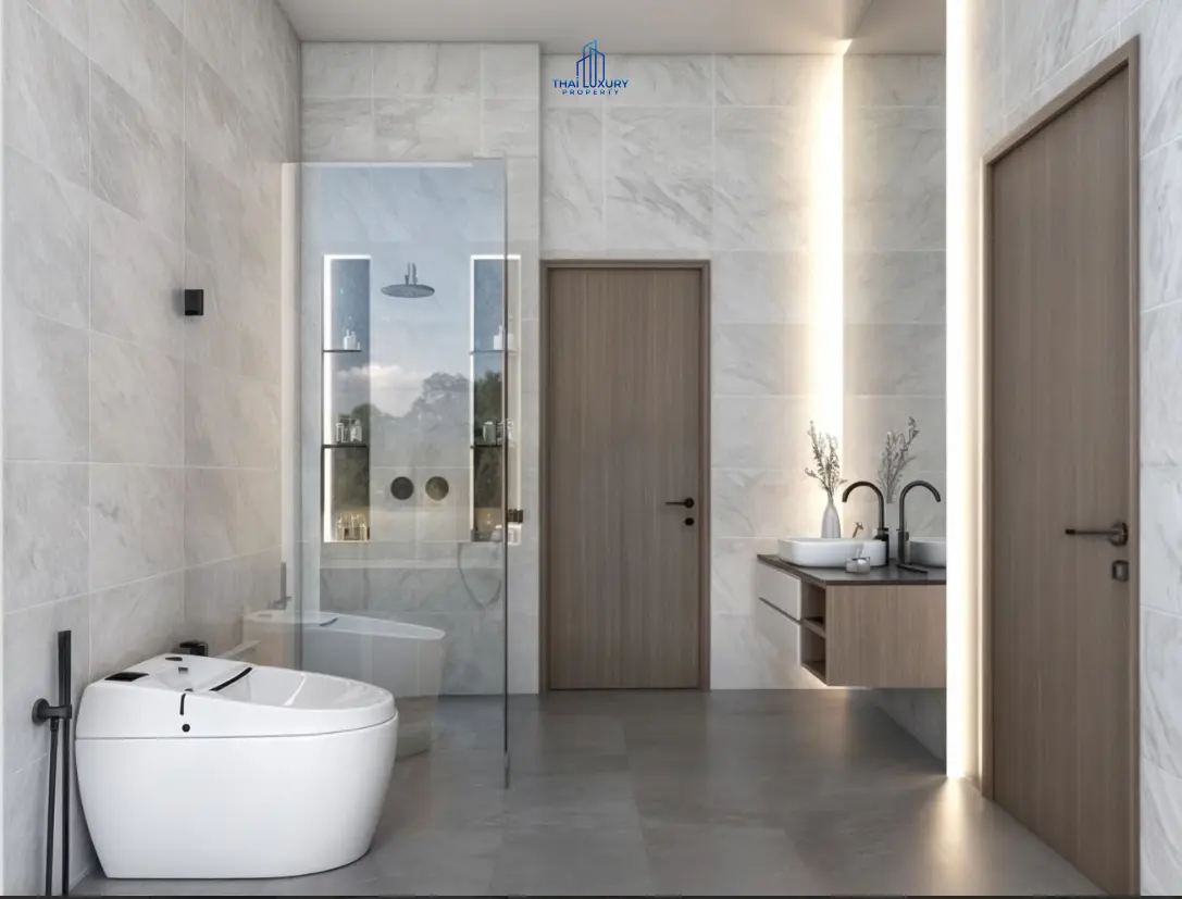 Modern Luxury 3 Bedrooms Pool Villas At Tavisa Hua Hin for Sale