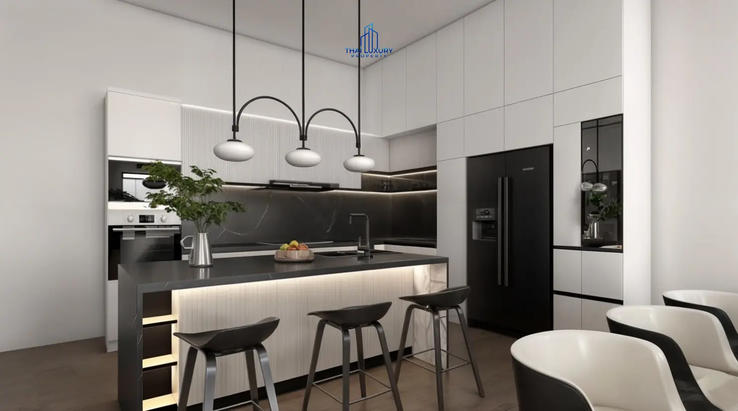 Modern Luxury 3 Bedrooms Pool Villas At Tavisa Hua Hin for Sale