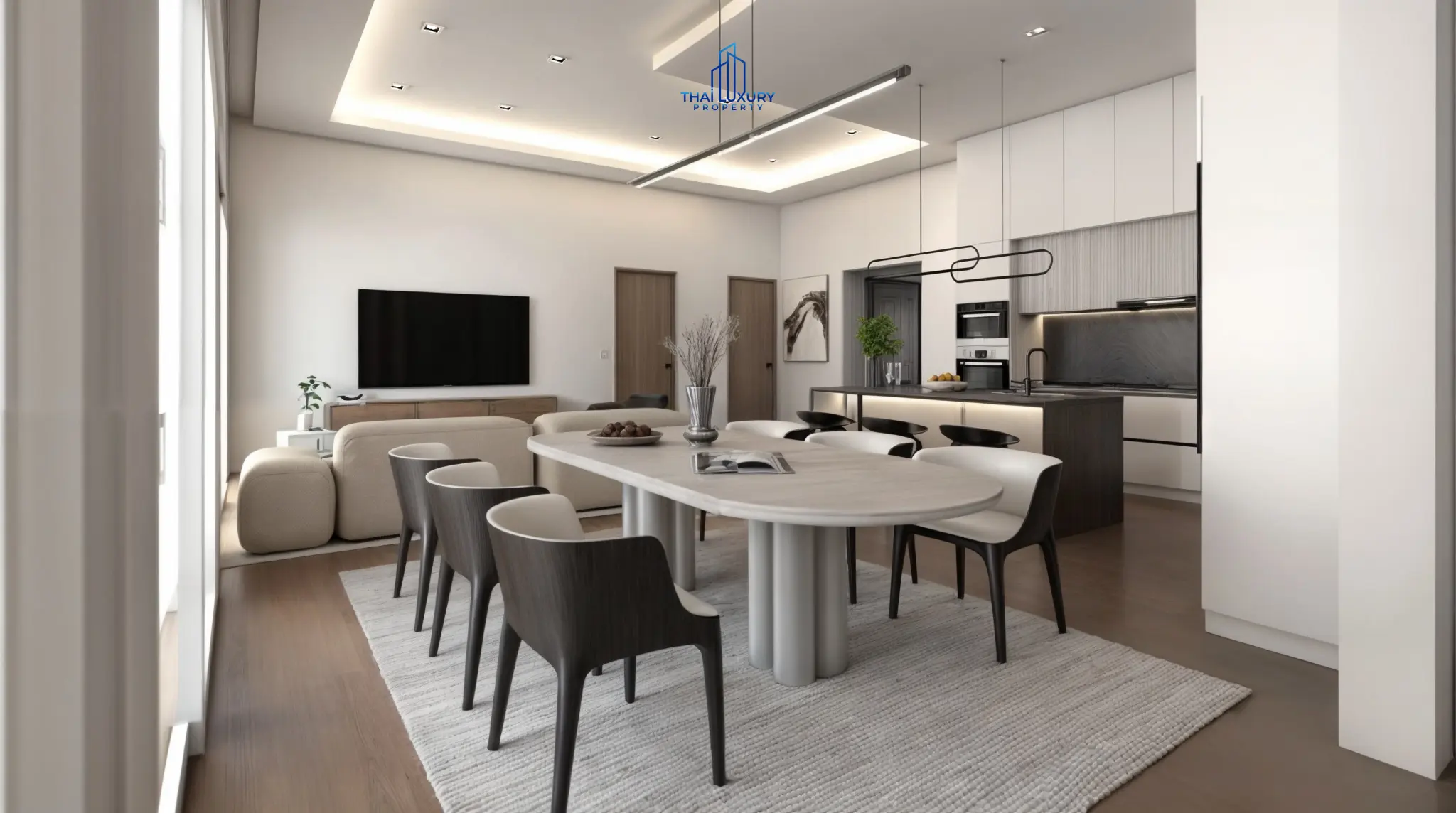 Modern Luxury 3 Bedrooms Pool Villas At Tavisa Hua Hin for Sale