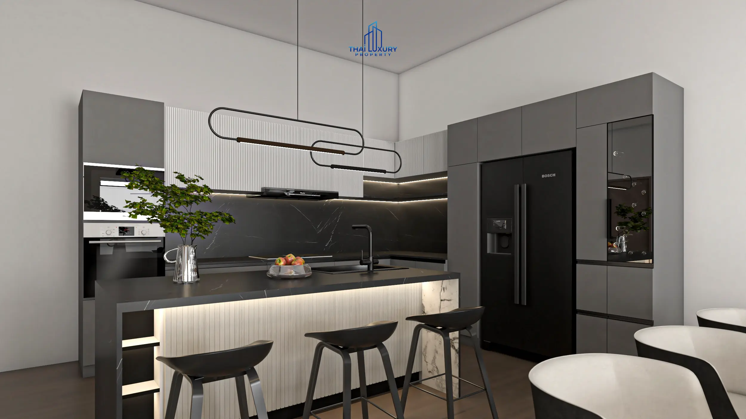Modern Luxury 3 Bedrooms Pool Villas At Tavisa Hua Hin for Sale