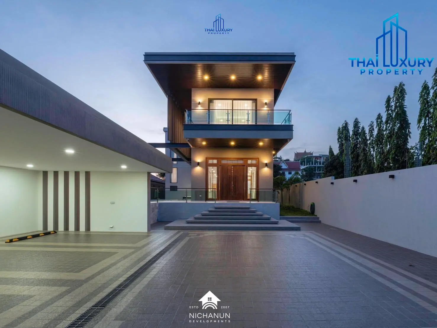 Luxury Modern 5 Bathrooms Pool Villa in Hua Hin – For Sale