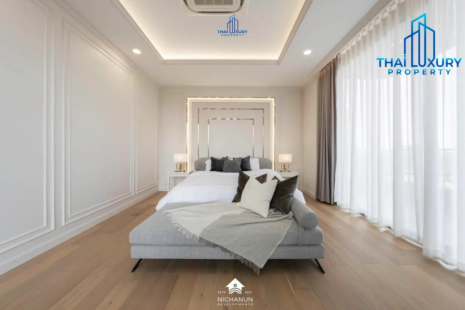 Luxury Modern 5 Bathrooms Pool Villa in Hua Hin – For Sale