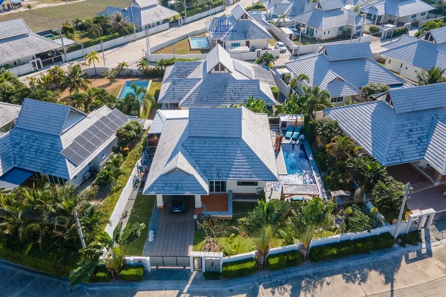 Beautiful 3-Bedroom Pool Villa at Emerald Scenery, Hua Hin Soi 112 – For Sale and For Rent