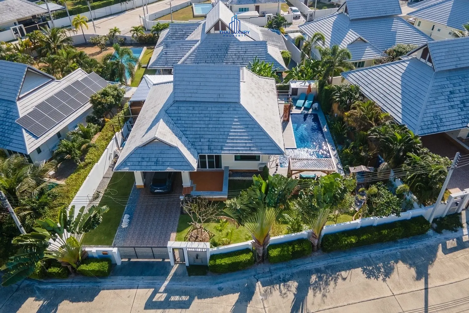 Beautiful 3-Bedroom Pool Villa at Emerald Scenery, Hua Hin Soi 112 – For Sale and For Rent
