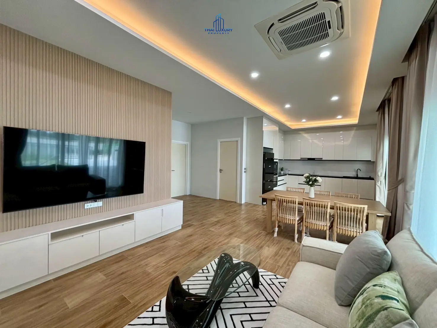 Modern 3 Bedrooms Pool Villa At Dusita Village 2 Hua Hin For Sale