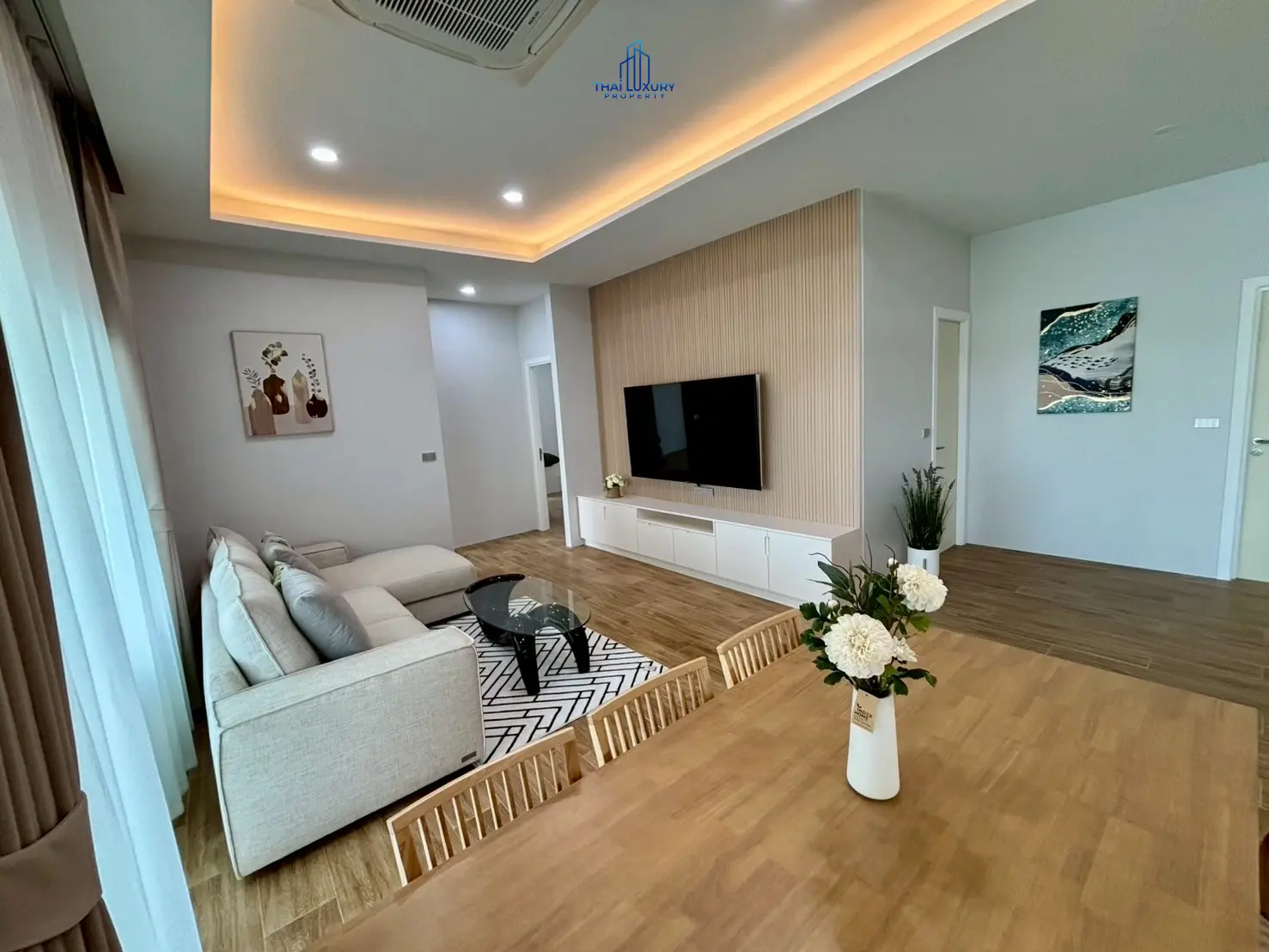 Modern 3 Bedrooms Pool Villa At Dusita Village 2 Hua Hin For Sale