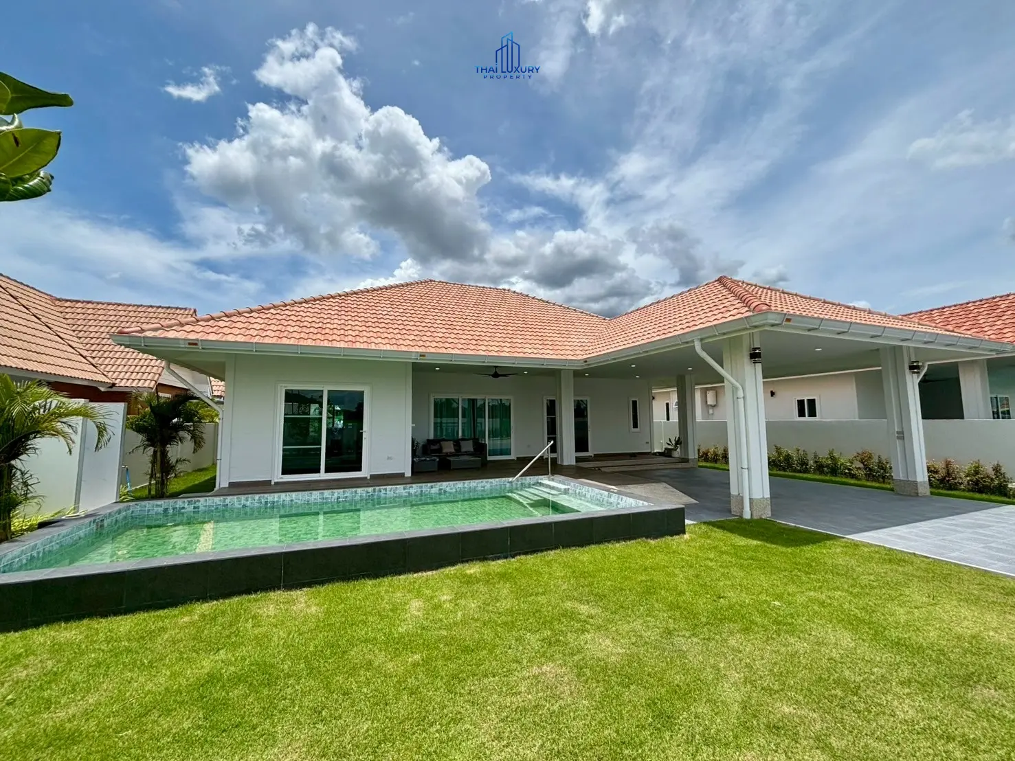 Modern 3 Bedrooms Pool Villa At Dusita Village 2 Hua Hin For Sale