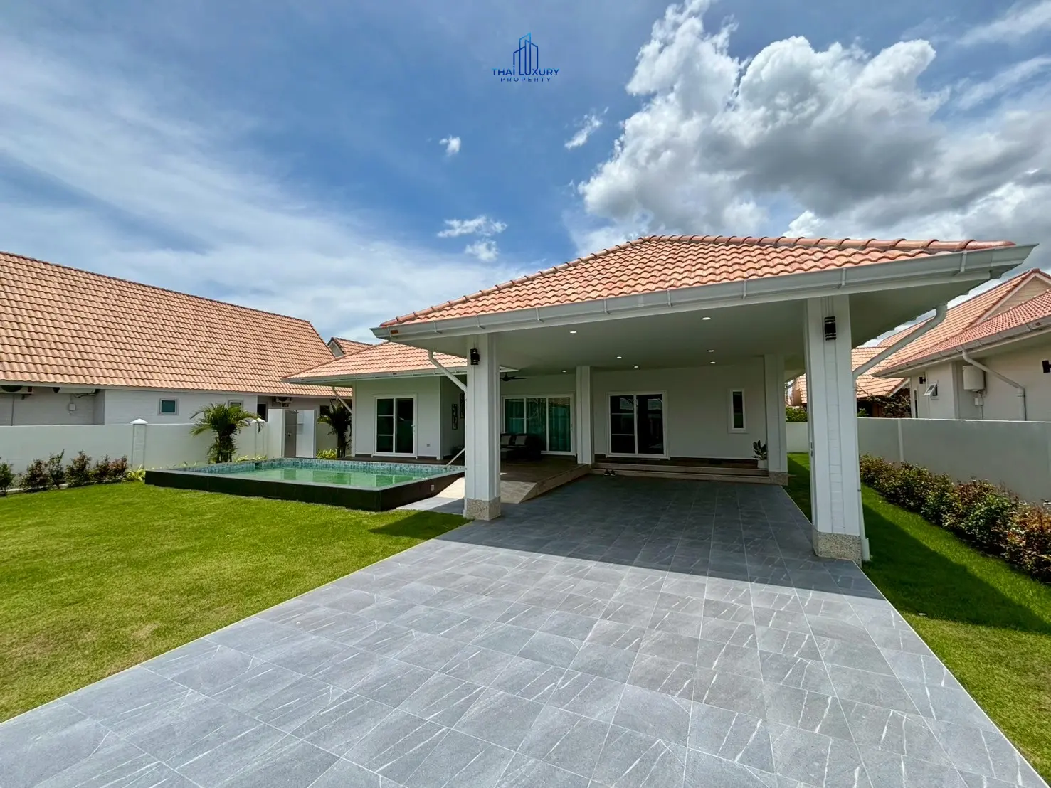 Modern 3 Bedrooms Pool Villa At Dusita Village 2 Hua Hin For Sale