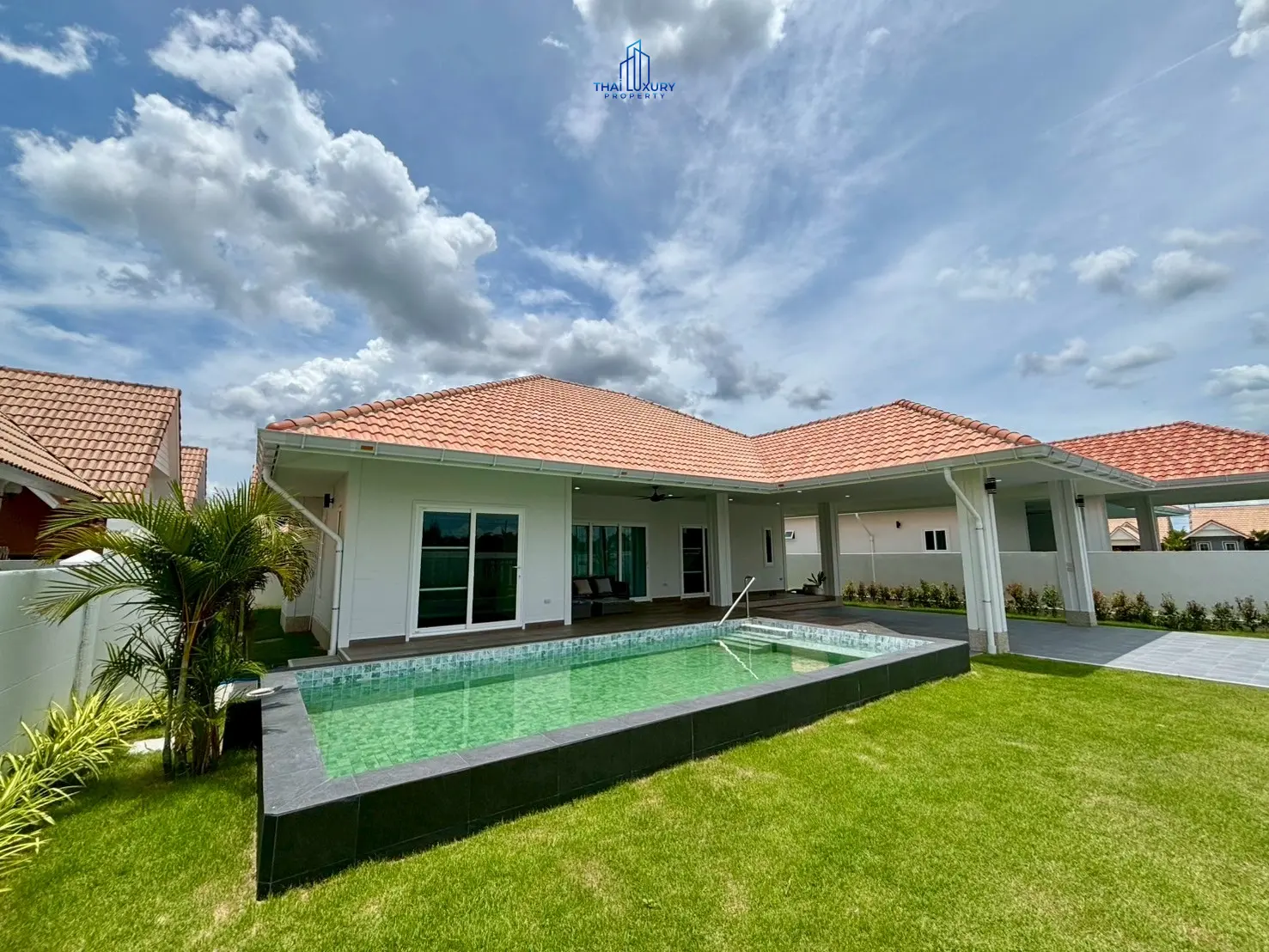 Modern 3 Bedrooms Pool Villa At Dusita Village 2 Hua Hin For Sale
