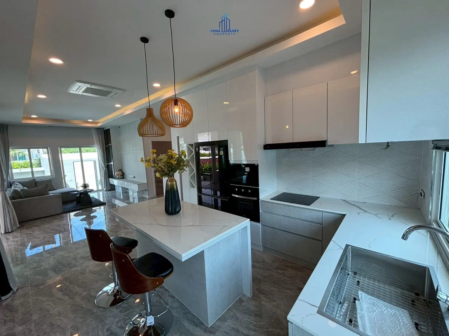 Modern 3 Bedrooms Pool Villa at The Pyne Plus 2 Hua Hin Soi 88 For Sale