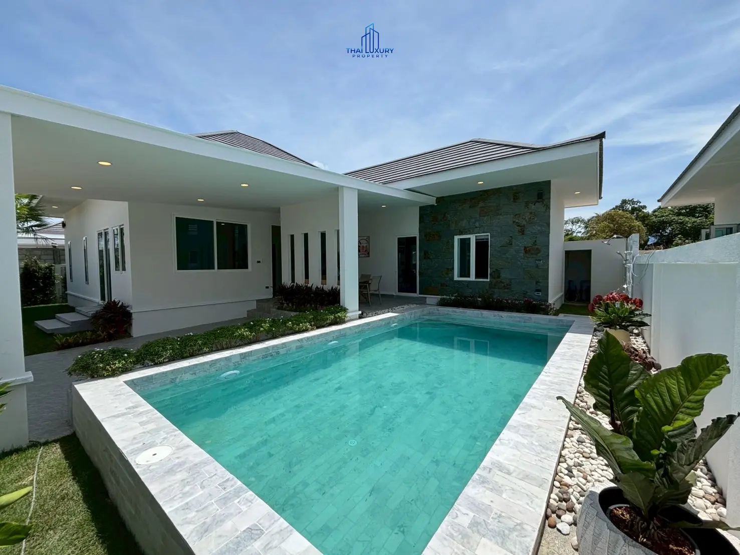 Modern 3 Bedrooms Pool Villa at The Pyne Plus 2 Hua Hin Soi 88 For Sale