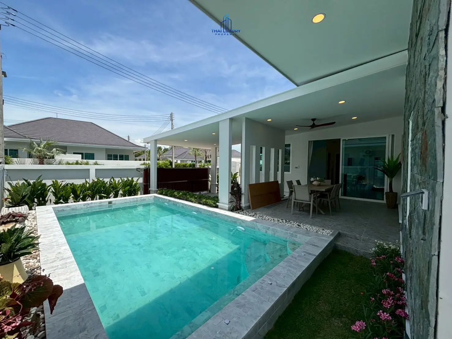 Modern 3 Bedrooms Pool Villa at The Pyne Plus 2 Hua Hin Soi 88 For Sale