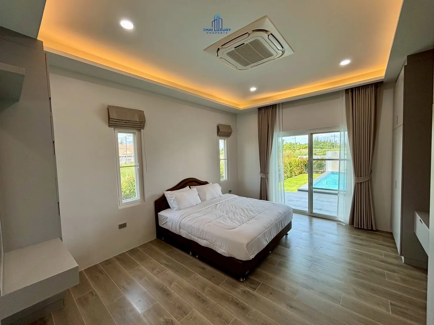 Modern 3 Bedrooms Pool Villa At Dusita Village 2 Hua Hin For Sale