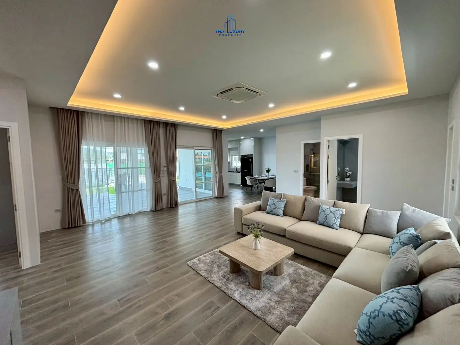 Modern 3 Bedrooms Pool Villa At Dusita Village 2 Hua Hin For Sale