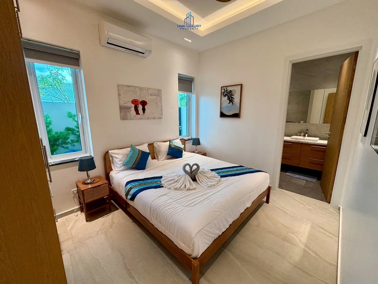 วิลล่าหรูพร้อมสระว่ายน้ำส่วนตัว ที่ Heliconia Garden Villa หัวหิน
