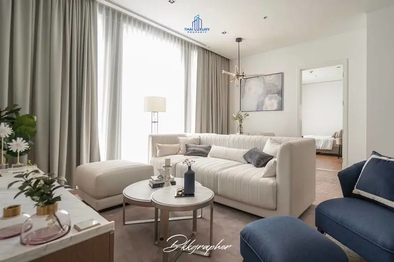 คอนโดมิเนียมหรู 2 ห้องนอน ที่ The Ritz-Carlton Residences Bangkok – สำหรับเช่า