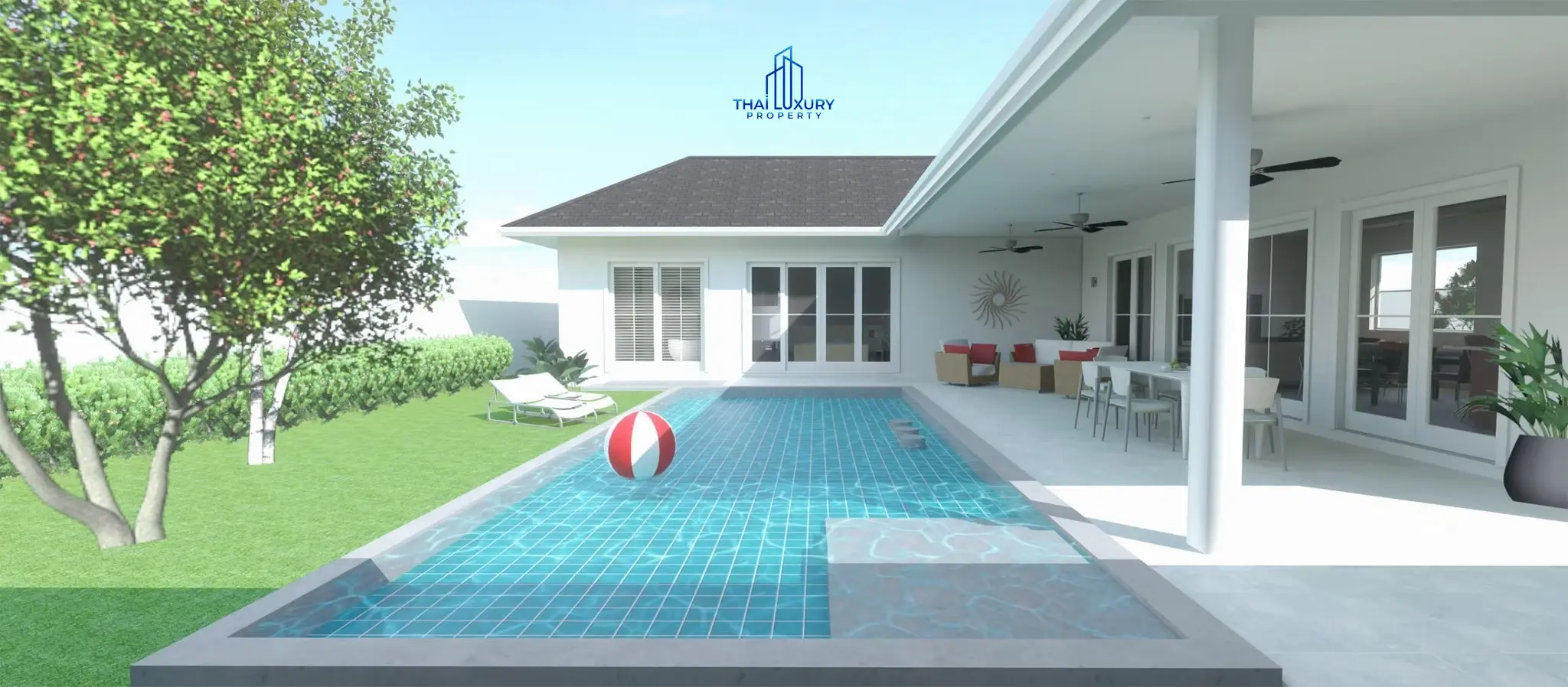 ขายวิลล่าหรู 3 ห้องนอน พร้อมสระว่ายน้ำ ใหม่เอี่ยม ที่ EEDEN LUXE หัวหิน รุ่น Linda 