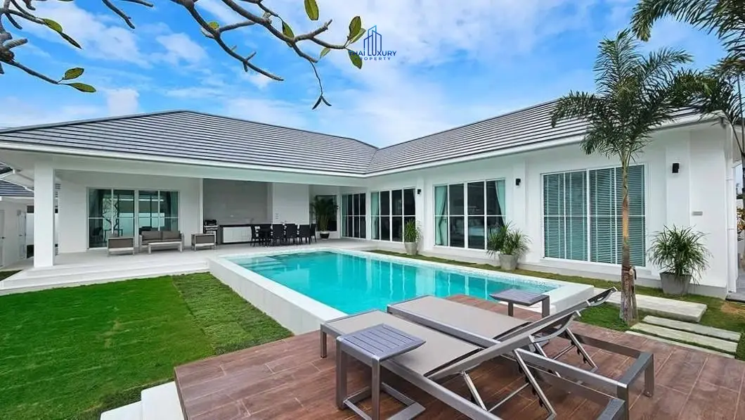 ขายวิลล่าหรู 3 ห้องนอน พร้อมสระว่ายน้ำ ใหม่เอี่ยม ที่ EEDEN LUXE หัวหิน รุ่น Linda 