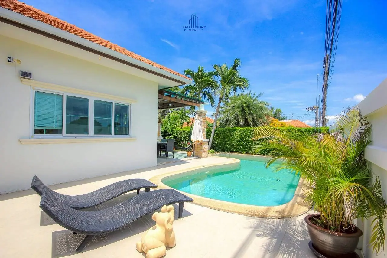 วิลล่าสวย 3 ห้องนอน พร้อมสระว่ายน้ำ ที่ Orchid Paradise Homes หัวหิน ซอย 70