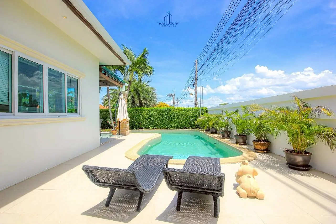 วิลล่าสวย 3 ห้องนอน พร้อมสระว่ายน้ำ ที่ Orchid Paradise Homes หัวหิน ซอย 70