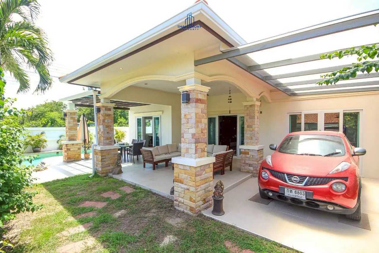 วิลล่าสวย 3 ห้องนอน พร้อมสระว่ายน้ำ ที่ Orchid Paradise Homes หัวหิน ซอย 70