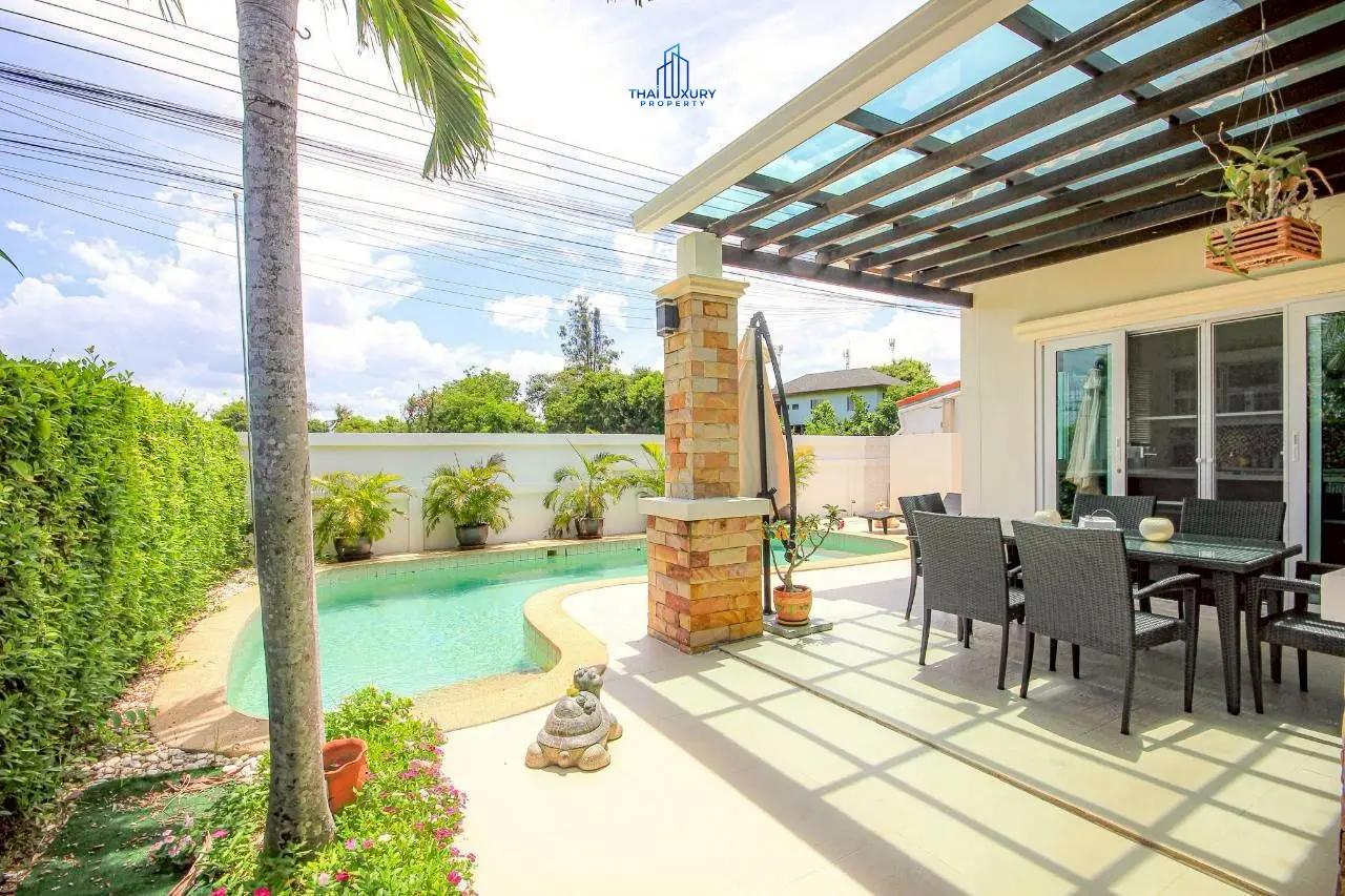 วิลล่าสวย 3 ห้องนอน พร้อมสระว่ายน้ำ ที่ Orchid Paradise Homes หัวหิน ซอย 70