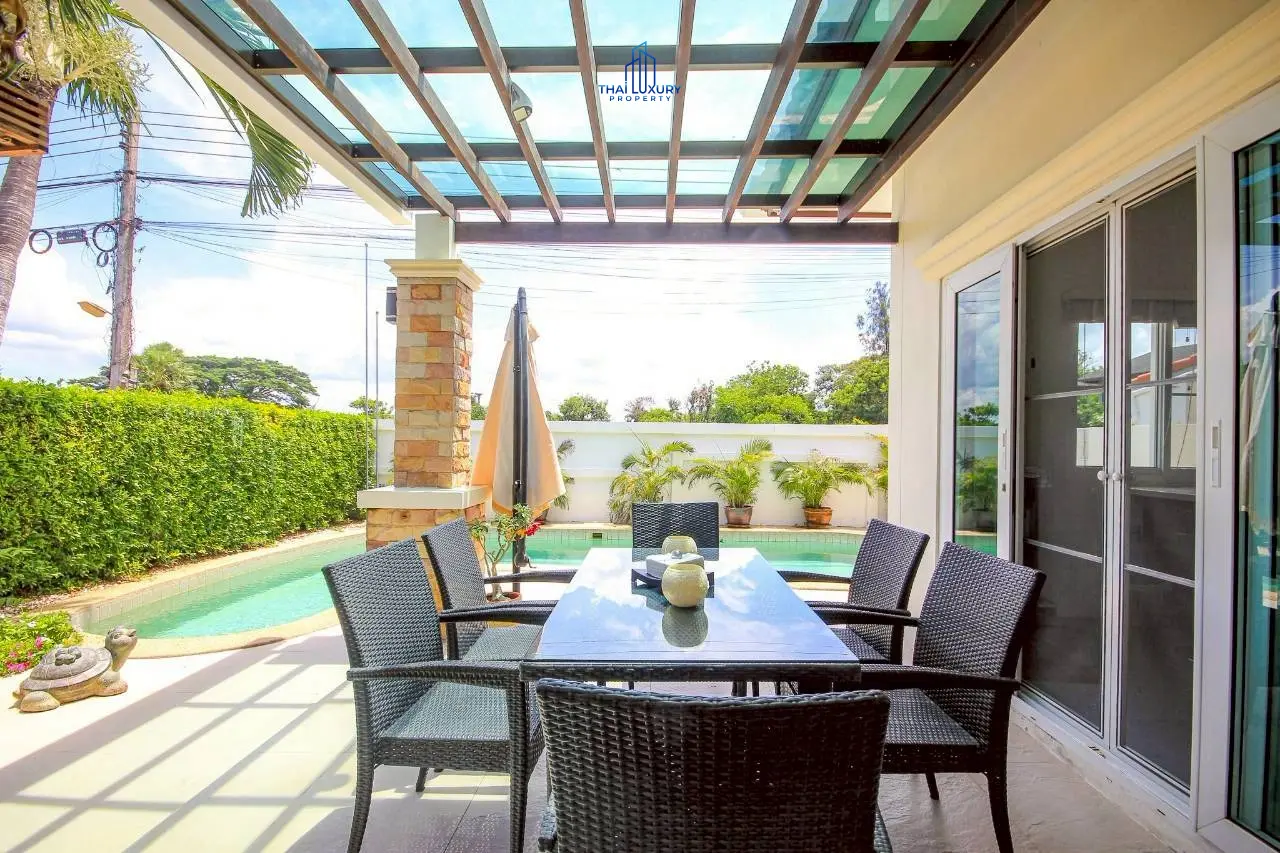วิลล่าสวย 3 ห้องนอน พร้อมสระว่ายน้ำ ที่ Orchid Paradise Homes หัวหิน ซอย 70