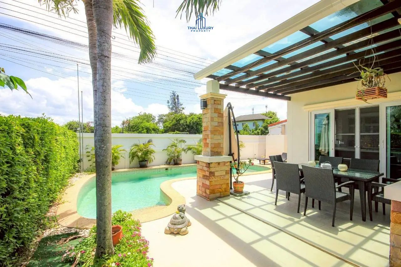 วิลล่าสวย 3 ห้องนอน พร้อมสระว่ายน้ำ ที่ Orchid Paradise Homes หัวหิน ซอย 70