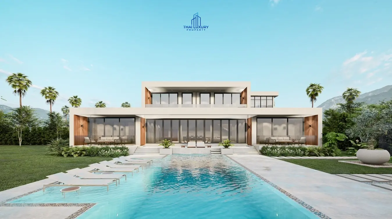 Luxury 2-Storey 4 Bedrooms Villa with Private Swimming Pool for Sale at Villa Samata Pranburi