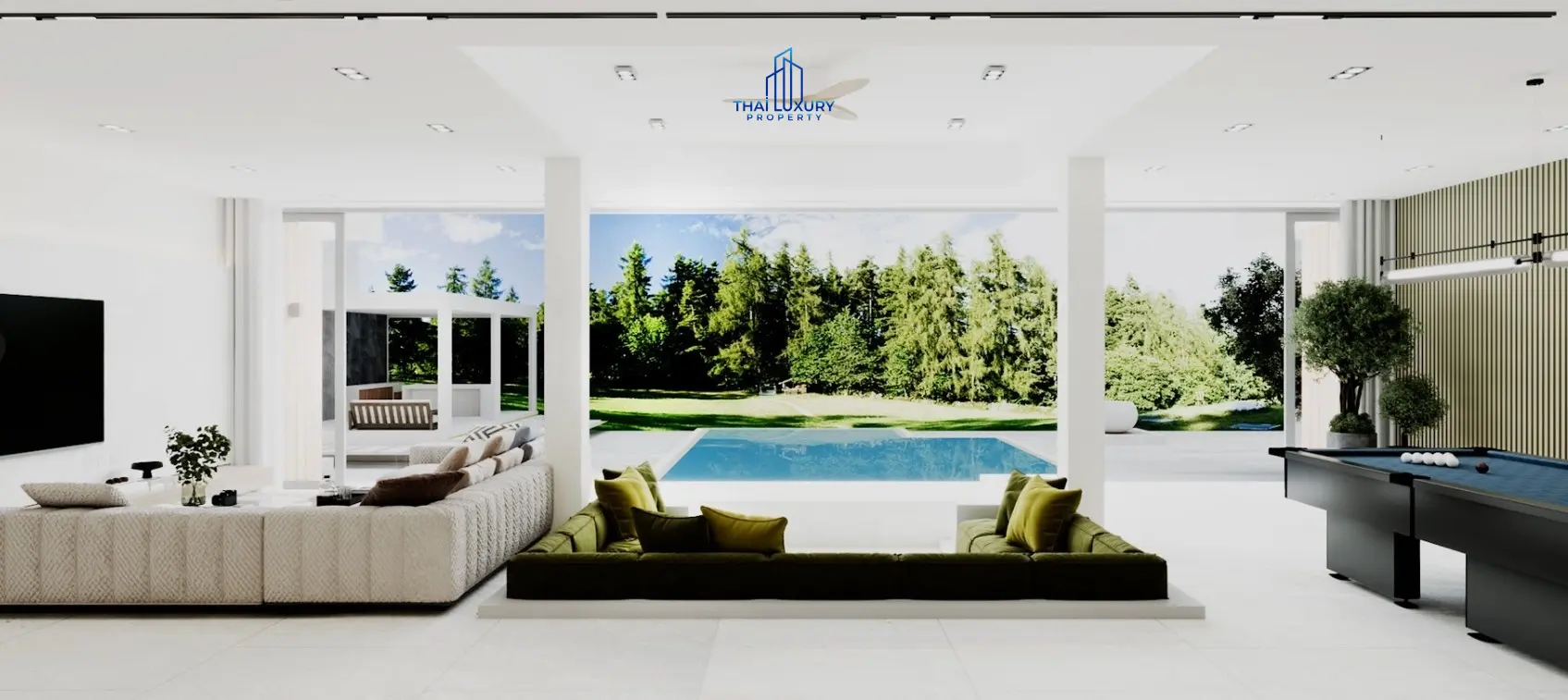 Luxury 2-Storey 4 Bedrooms Villa with Private Swimming Pool for Sale at Villa Samata Pranburi