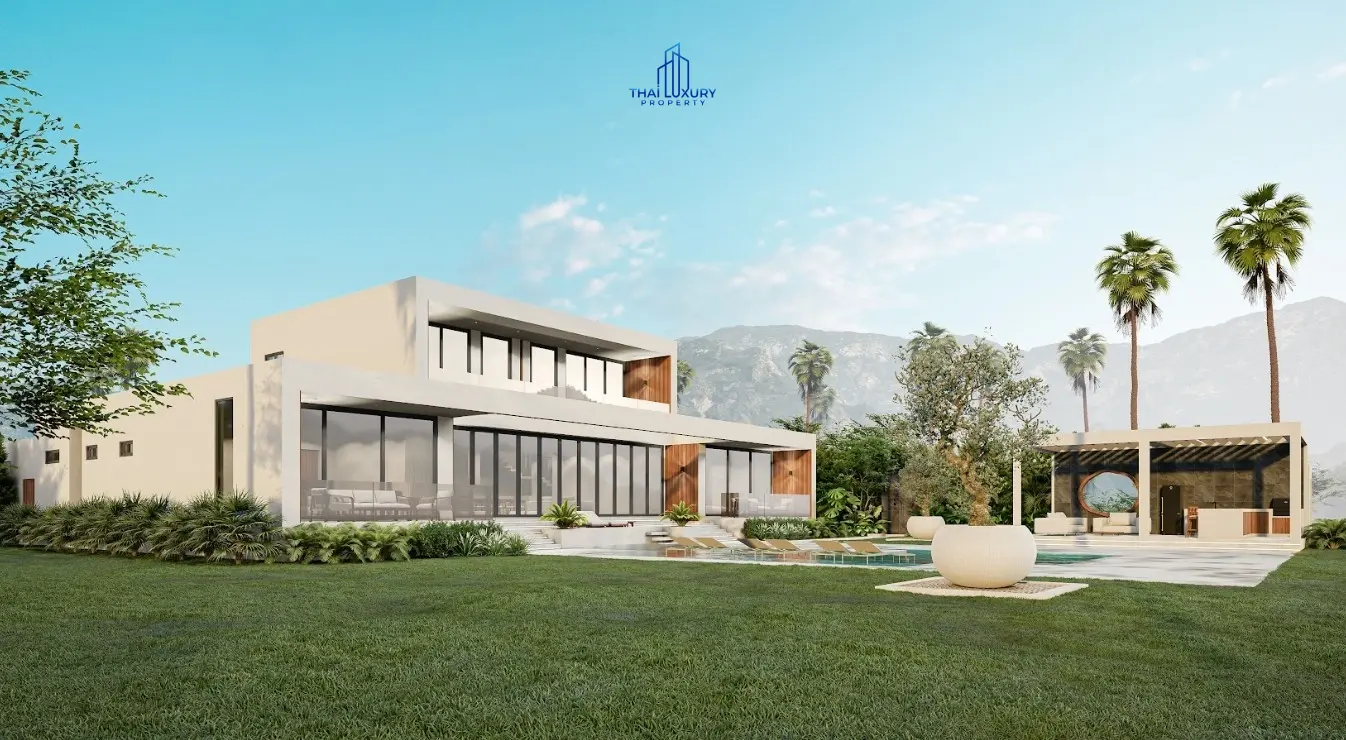 Luxury 2-Storey 4 Bedrooms Villa with Private Swimming Pool for Sale at Villa Samata Pranburi