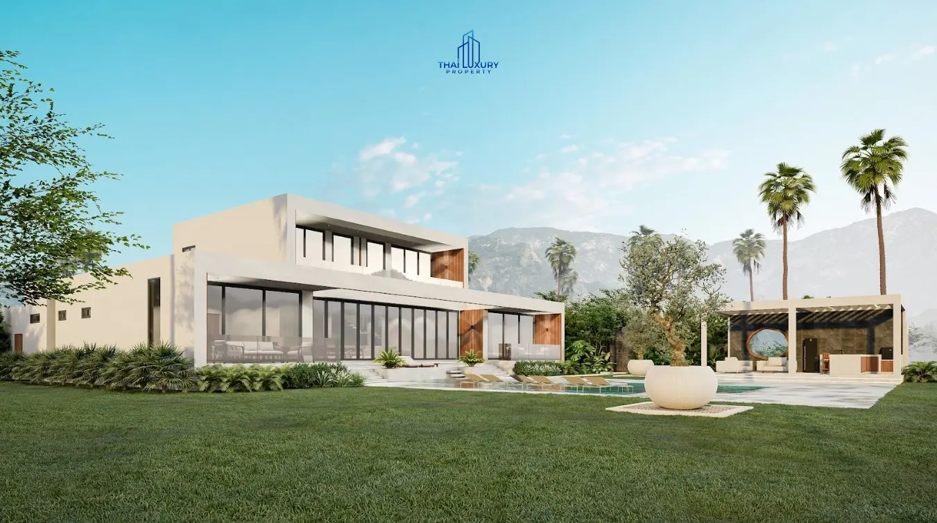 Luxury 2-Storey 4 Bedrooms Villa with Private Swimming Pool for Sale at Villa Samata Pranburi